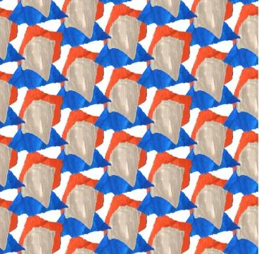 Bright, abstract seamless pattern made with torn colored paper Stock Illustration