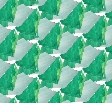 Bright, abstract seamless pattern made with torn colored paper Stock Illustration