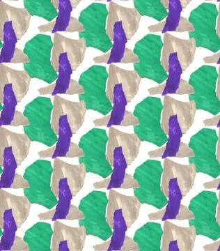 Bright, abstract seamless pattern made with torn colored paper Stock Illustration