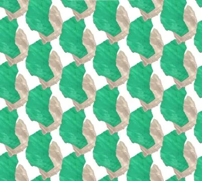 Bright, abstract seamless pattern made with torn colored paper Stock Illustration