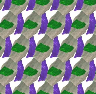 Bright, abstract seamless pattern made with torn colored paper Stock Illustration