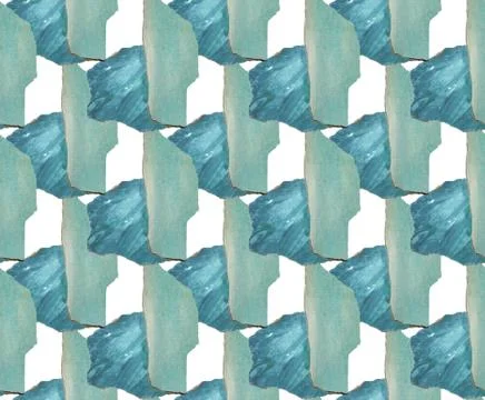 Bright, abstract seamless pattern made with torn colored paper Illustrazione stock