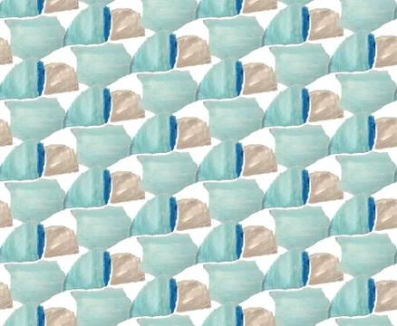 Bright, abstract seamless pattern made with torn colored paper Stock Illustration