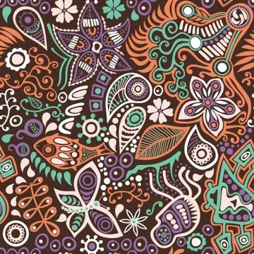 Bright abstract seamless texture Stock Illustration