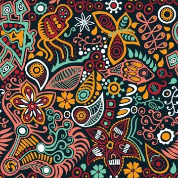 Bright abstract seamless texture Stock Illustration