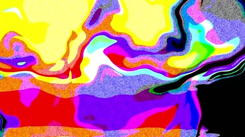 Bright, abstract spots and particles in fast motion Video stock 152566217