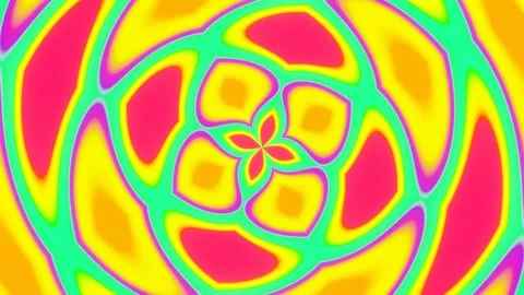 Bright abstract summer pattern VJ Loop Video stock 186274011