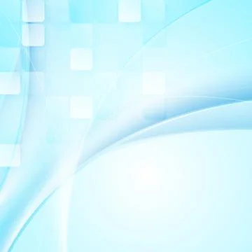Bright abstract tech wavy background Stock Illustration
