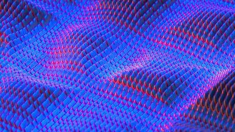 Bright abstract textured background with purple and red neon glow Stock Footage 143580804