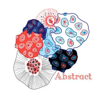 Bright abstract vector elements Illustrazione stock