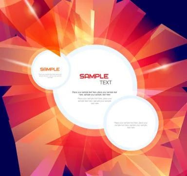 Bright abstract vector illustration イラスト素材