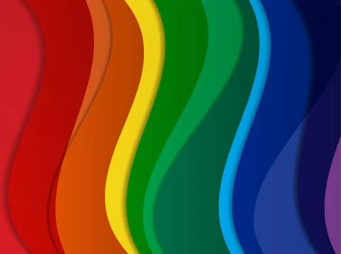 Bright abstract vector rainbow background Stock Illustration