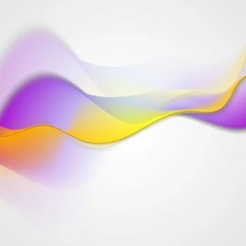 Bright abstract wavy vector background Stockillustratie
