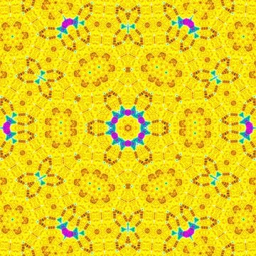 Bright abstract yellow pattern Illustrazione stock