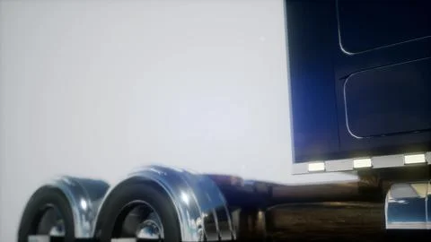 Bright american lorry track in studio Illustration