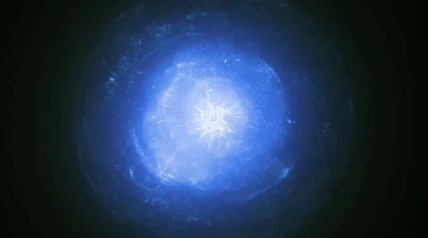Bright and blue supernova Video stock 55026702
