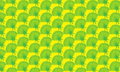 A bright and colorful abstract pattern of green leaf flower background design Stock Illustration