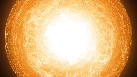 Bright and orange star explosion Vidéo 91538579