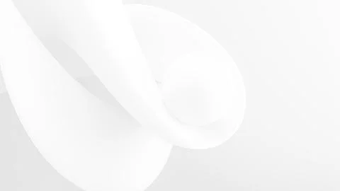 Bright and Soft 3D Light on a White Background Stock Illustration