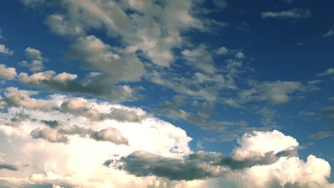 Bright and Soft Clouds 2 Stock Footage 108013746