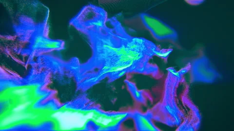 Bright and sparkling particles, 3D animation, looping Stockbeeldmateriaal 65002439