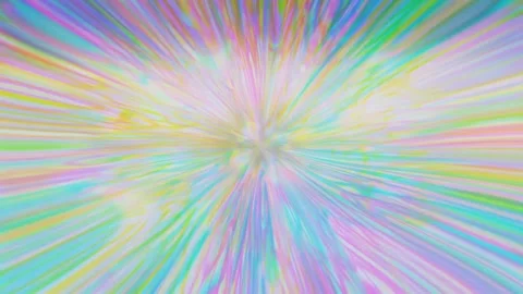 Bright and swirling light rays blend together Stock Footage 304508863