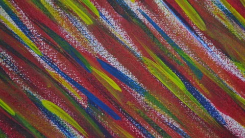 Bright and variegated multicolored background of brush strokes Stock Footage 147291163