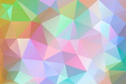 Bright and warm abstract background of triangles of triangles of yellow, gree 스톡 일러스트