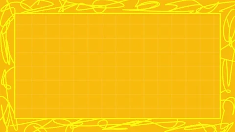 Bright and warm orange square grid pattern background in the center, Thick,.. Stock Footage 321967471