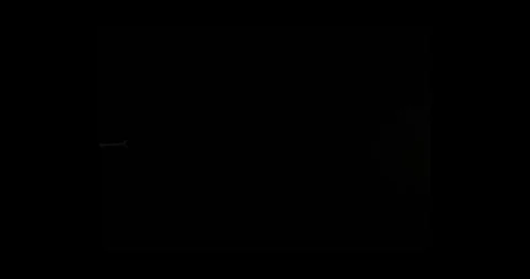 Bright Angled Gunshot Muzzle Flash On Black Screen Atmospheric Laye 動画素材 334098975