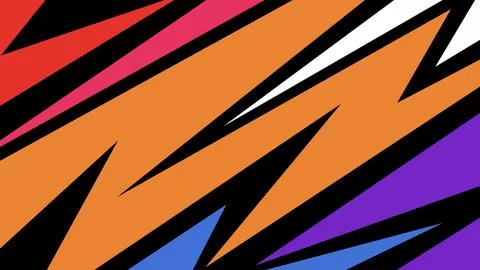 Bright angular edge background Stock Illustration