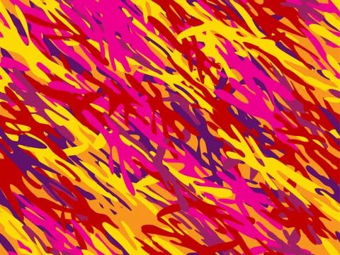 Bright Angular Seamless Camouflage VECTOR Stock Illustration