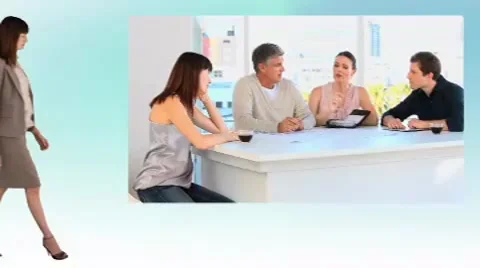 Bright animated business presentation Stock After Effects