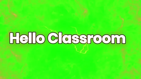 Bright animated welcome message for modern classroom and virtual learning Видео 347344830