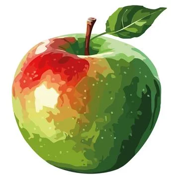 Bright apple design 스톡 일러스트