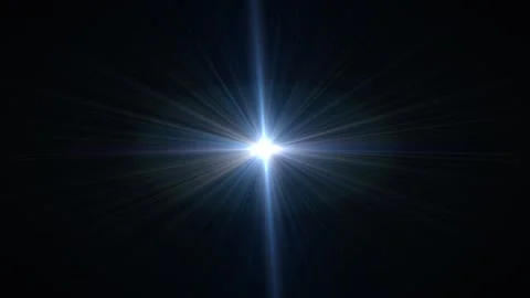 Bright astronomical burst with light rays emanating in space background Video stock 337955255