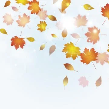 Bright Autumn Background Stock Illustration
