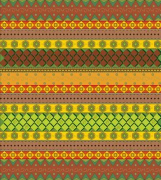 Bright aztec pattern vector Stock Illustration