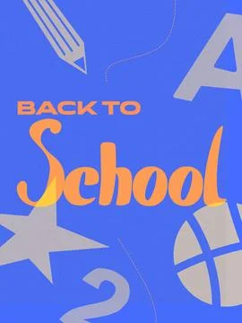 Bright back to school design featuring playful elements for a fresh academic 스톡 일러스트