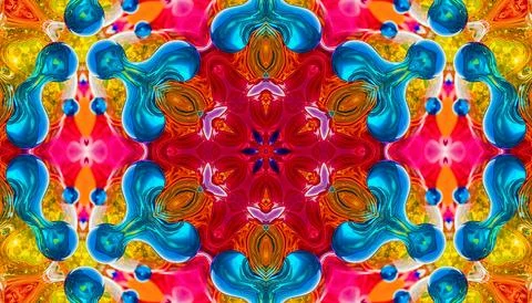 Bright background with abstract multicolor pattern Stock Illustration