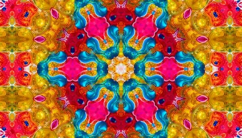 Bright background with abstract multicolor pattern Stock Illustration