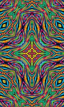 Bright background with abstract multicolor pattern Stock Illustration