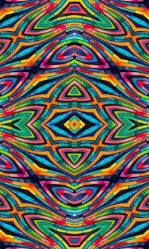 Bright background with abstract multicolor pattern Stock Illustration
