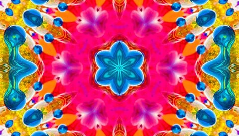 Bright background with abstract multicolor pattern Stock Illustration