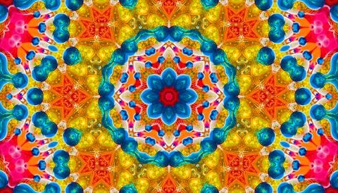 Bright background with abstract multicolor pattern Stock Illustration