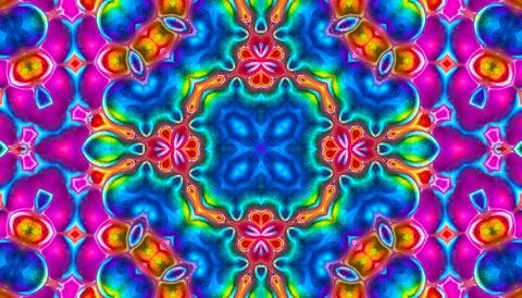 Bright background with abstract multicolor pattern Stock Illustration