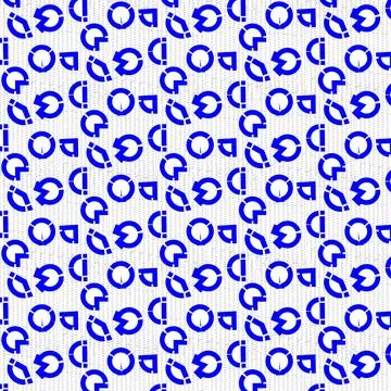 Bright background of altered geometric shapes. Illustrazione stock