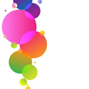 Bright background from balloons Illustrazione stock