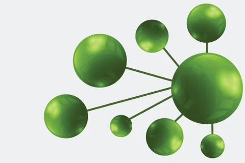 Bright  background with balls イラスト素材