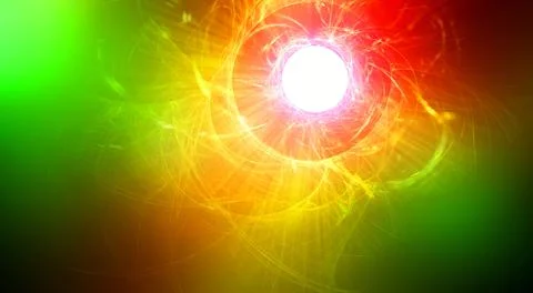 Bright background with beautiful abstract waves. Illustration